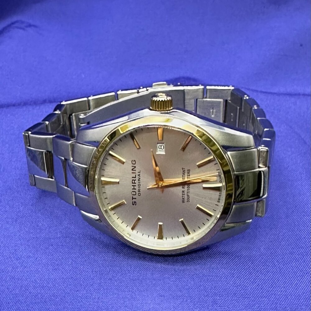 Stuhrling Original Mens Ascot Analog Swiss Watch - Picture 8 of 15